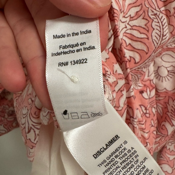 EMERSON FRY Frances Blouse in Devina Flowers Pink NWT $128 - Picture 7 of 7